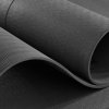 Mata do jogi i ćwiczeń HyperMotion Lotos TPE 6 mm z paskiem – 183 × 61 cm – czarna